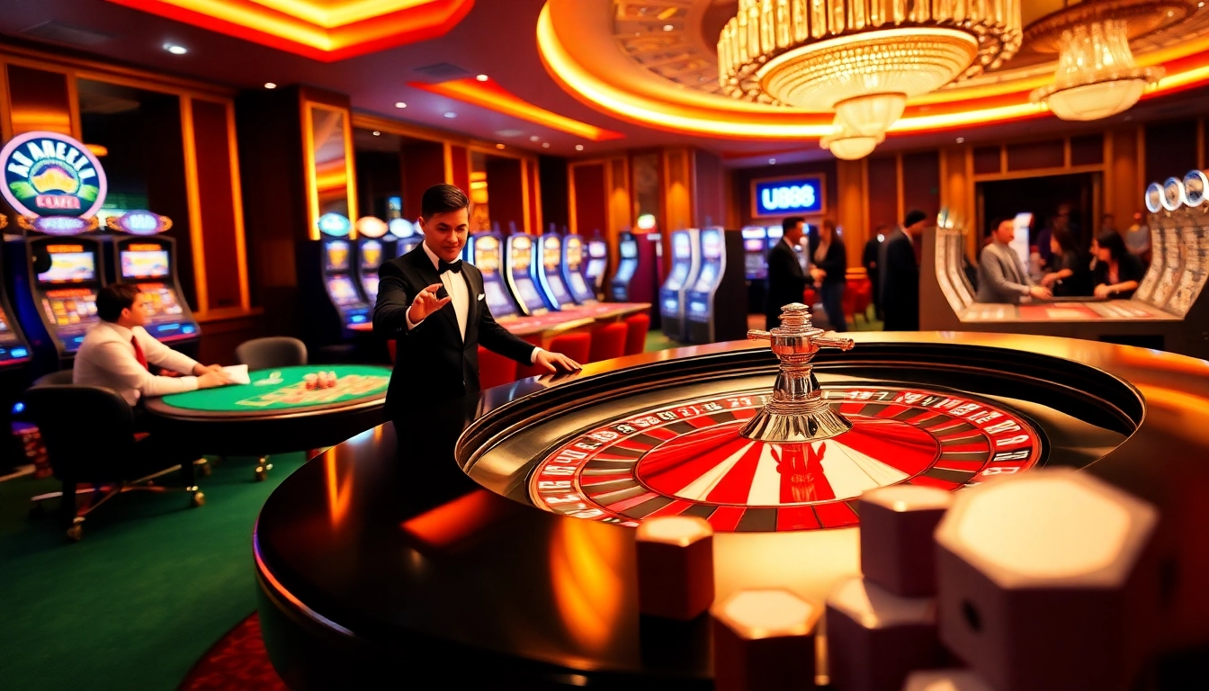 Experience the thrill of U888 with elite gameplay at a vibrant casino.