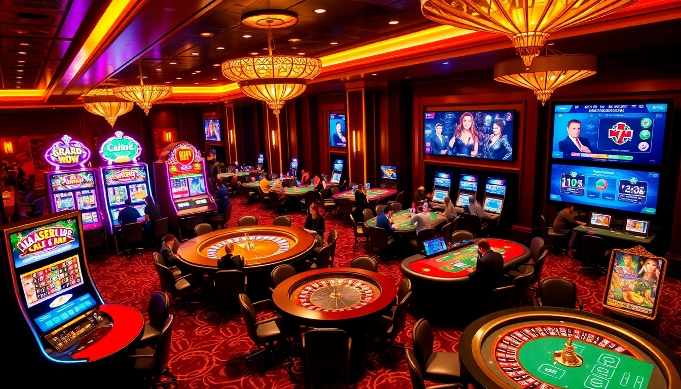 Experience excitement and luxury at ABC8 com with vibrant casino tables and gaming action.