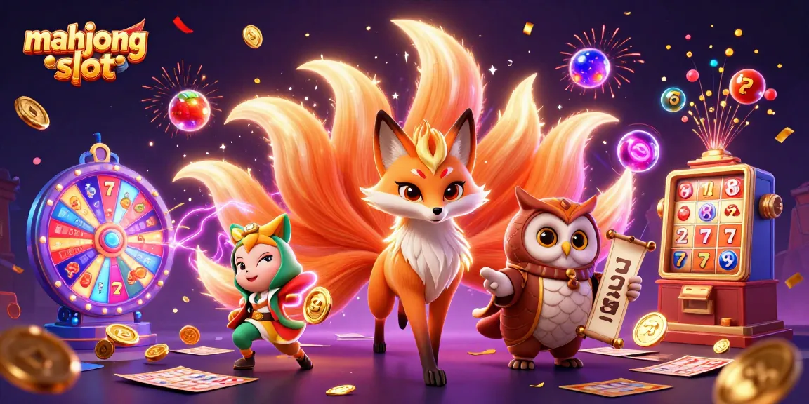 Engage with the mahjong slot world where despairing creatures celebrate wins amidst colorful casino elements.