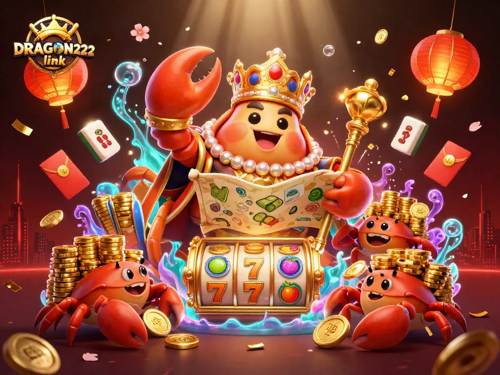 Engage in thrilling gaming action with the vibrant DRAGON222 link featuring majestic characters and dynamic slot elements.