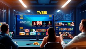 TV88 online betting platform interface featuring diverse games and secure navigation.
