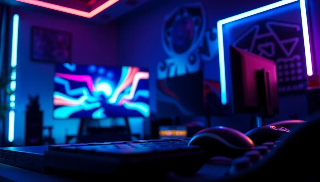 Experience immersive gaming with the TV88 elegantly displayed in a modern setup.