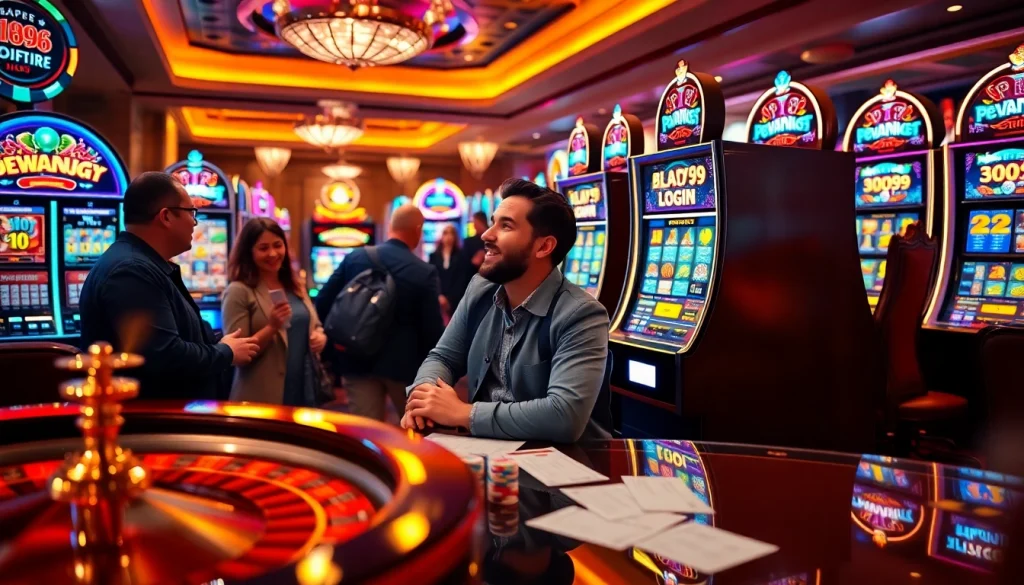 Pengalaman login Dewanaga89 dengan mesin slot berwarna-warni yang menampilkan jackpot menarik.