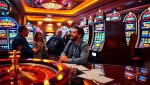 Pengalaman login Dewanaga89 dengan mesin slot berwarna-warni yang menampilkan jackpot menarik.