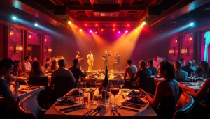 Experience Dinner SXM at Club Noir with stunning performances and an inviting atmosphere.