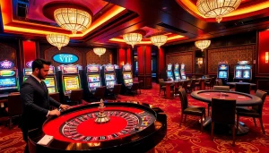 Khela88 VIP exclusive lounge with roulette table and professional dealer, offering luxury gambling experience.