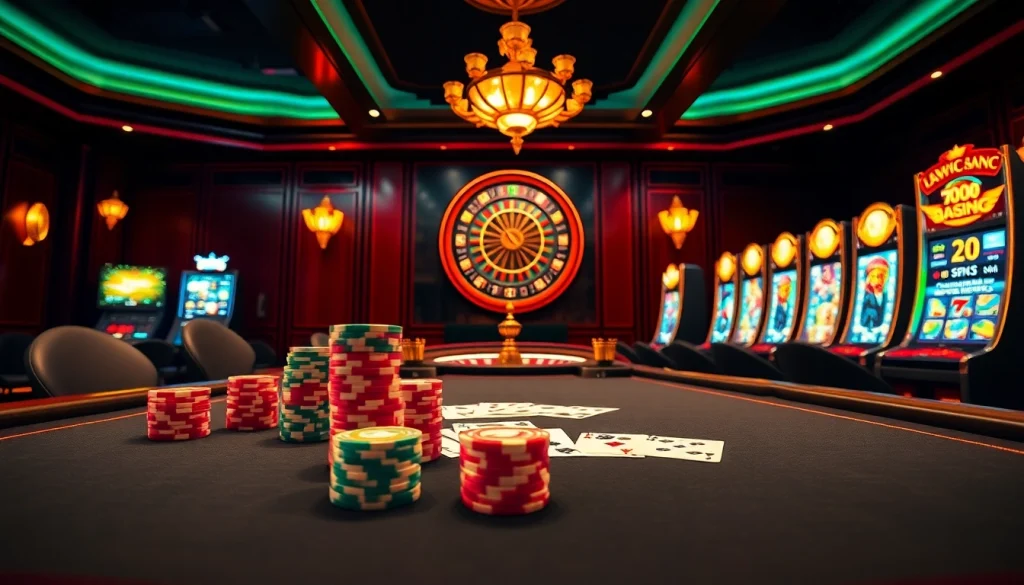 Betting action at 789win com casino with vibrant poker chips and cards.