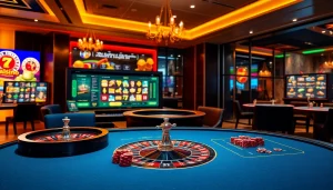 Players enjoying the thrilling online gaming experience at https://888newco.com/ with vibrant casino visuals.