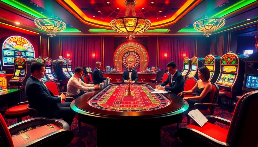 Experience the excitement of Top 10 Nhà Cái Uy Tín as players engage in luxury casino action.