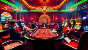 Experience the excitement of Top 10 Nhà Cái Uy Tín as players engage in luxury casino action.