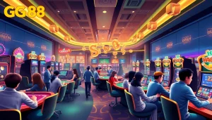 Experience the excitement of GG 88's online casino with diverse games and a welcoming atmosphere.