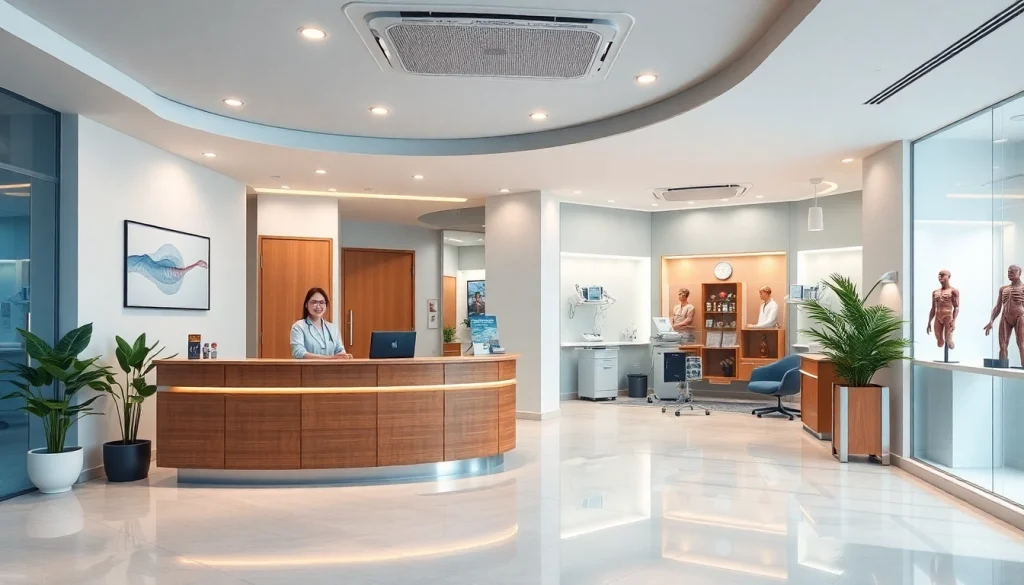 包茎手術おすすめを紹介する専門医療クリニックの内装。歓迎の雰囲気と有益な資料を備えています。