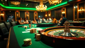 Experience the excitement of daga trực tiếp with immersive live betting at an elegant poker table.