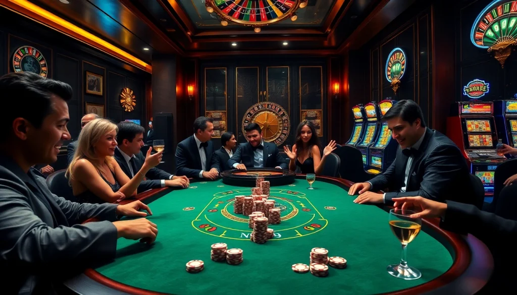 Experience the thrill of winning at Nohu90's elite casino scene filled with poker and roulette.