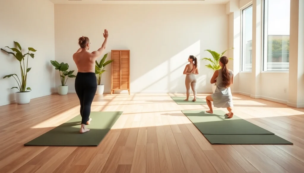 静かな環境が広がるホットヨガスタジオの様子。ホットヨガ おすすめの実践を強調。