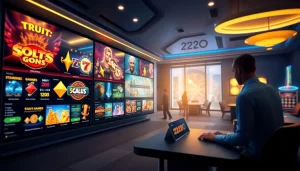 Engaging online betting experience on the 222O platform, showcasing diverse gaming options and user-friendly design.