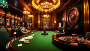 Engage in thrilling gameplay at a luxurious casino showcasing hidden wiki official elements.
