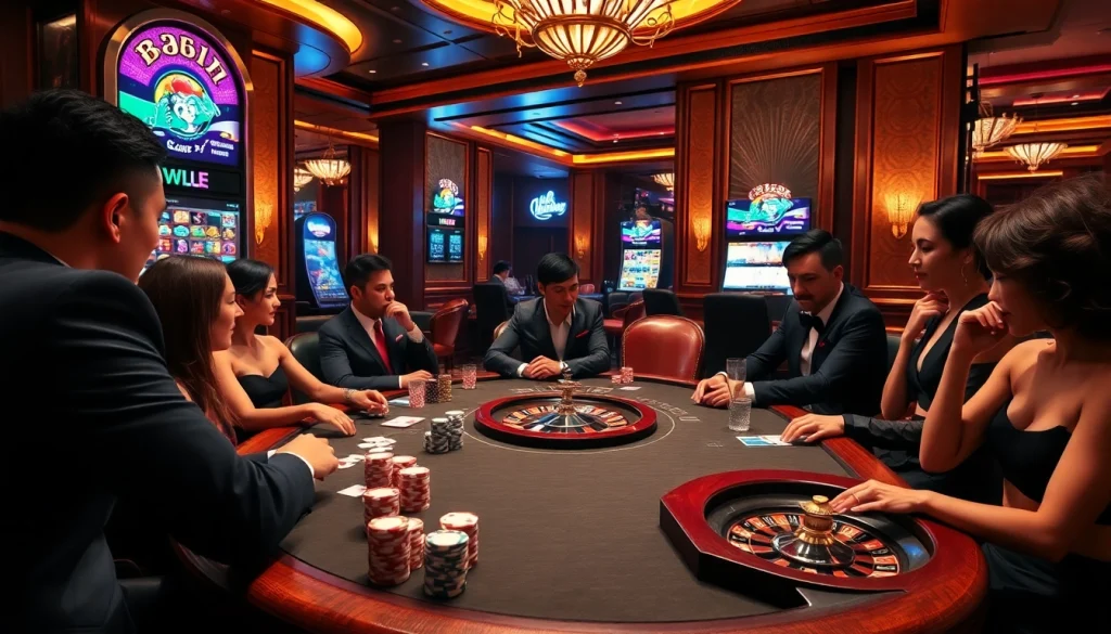 Rasakan sensasi kemenangan Datuk di lingkungan kasino mewah dengan poker dan roulette.