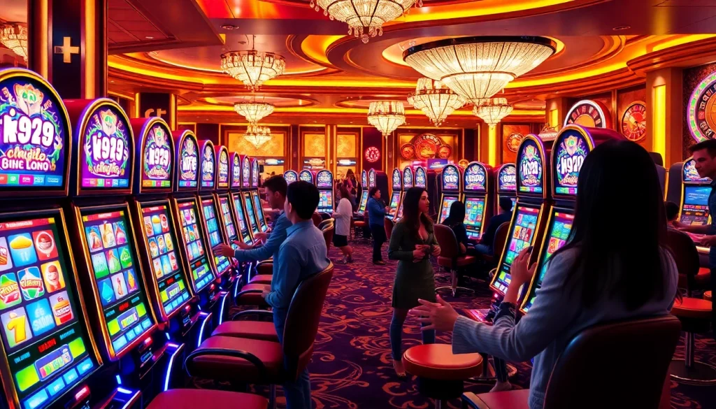 The k9k9 game offers an electrifying casino experience with vibrant slot machines, engaging players in thrilling gameplay.