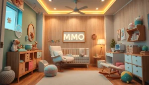 MMOO-themed nursery design with pastel colors and playful decor.