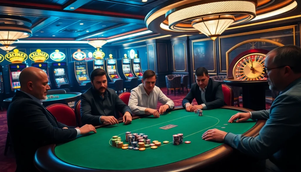 Engage with BDJL strategies at a high-stakes casino poker table featuring colorful chips.