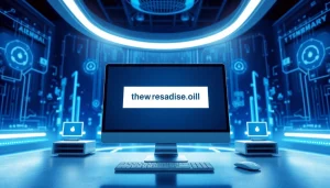 Generate a tempmail disposable using a high-tech digital workspace showcasing privacy features.